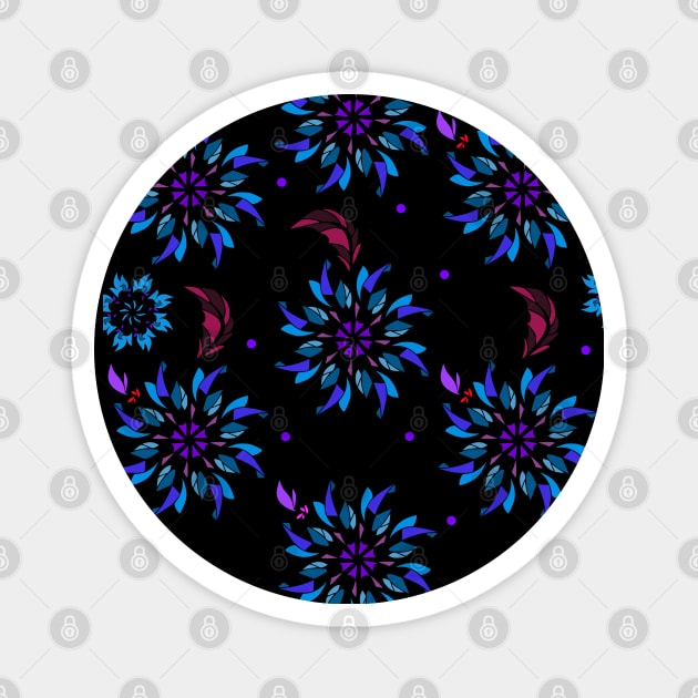 Native American Floral Pattern Magnet by jen28